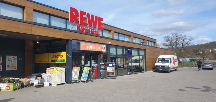 REWE Markt und dm Drogerie Grimma