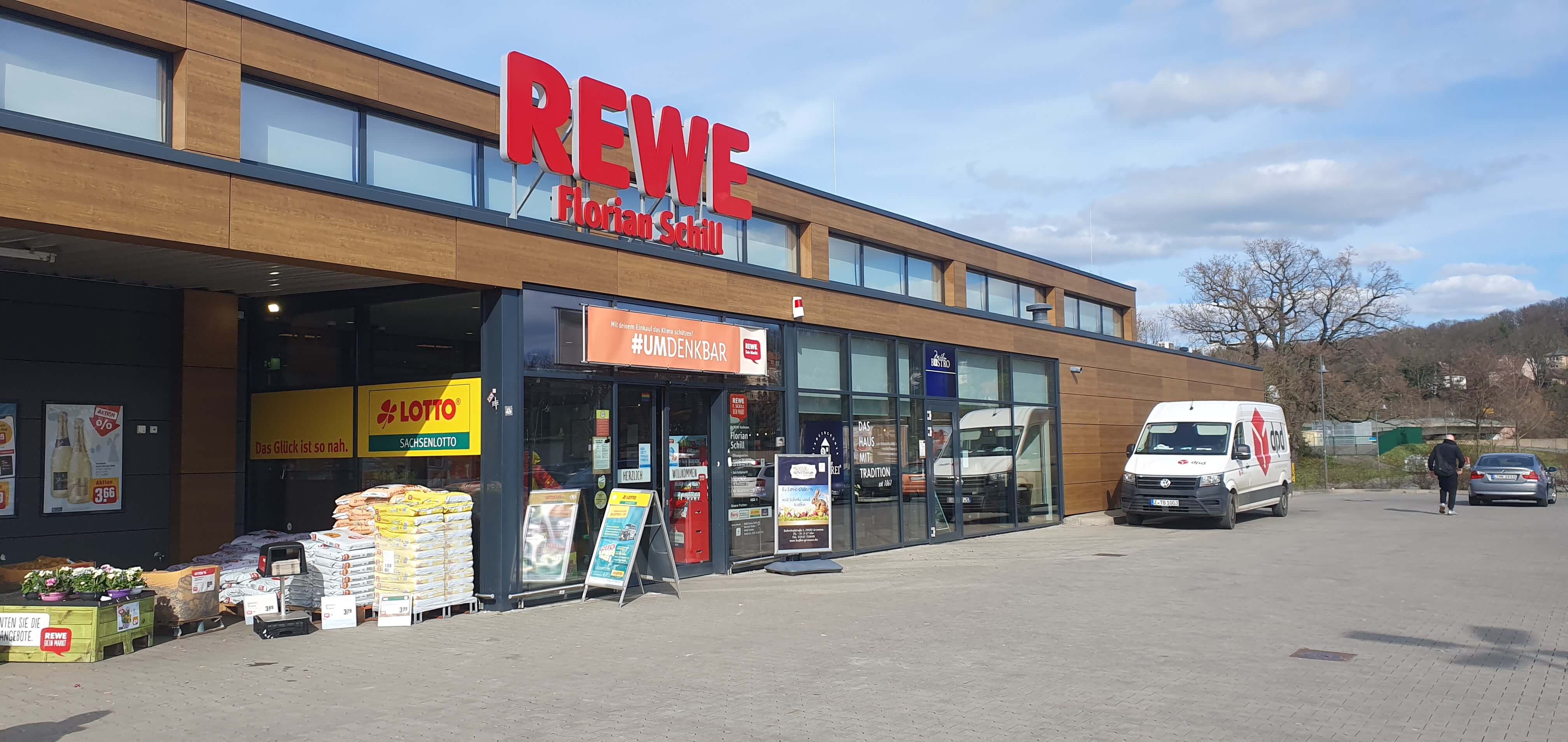 REWE Markt und dm Drogerie Grimma…